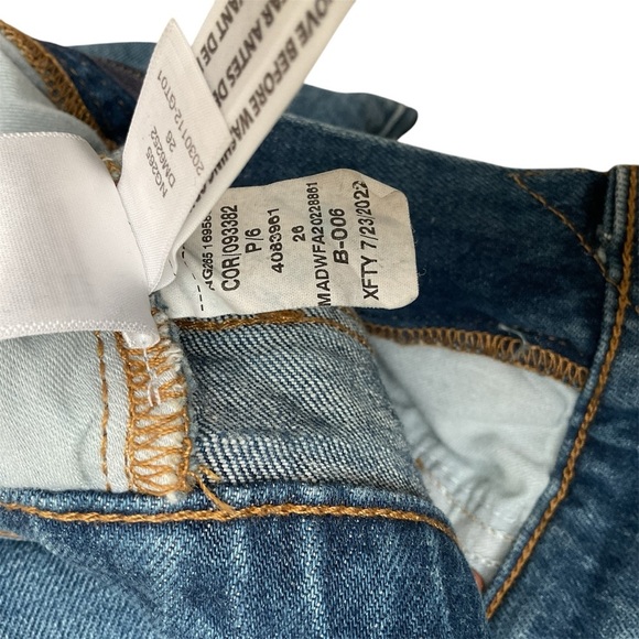 MADEWELL—medium wash denim balloon jeans. Size 26 (2) - Picture 7 of 8